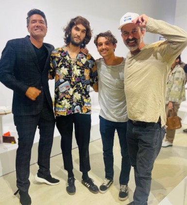 Louis Aguirre with his co-workers