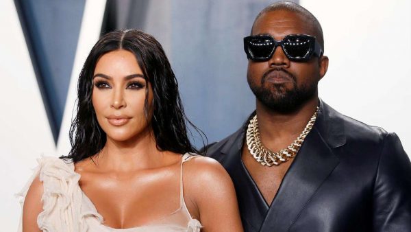 Kim Kardashian with her ex-husband Kanye West