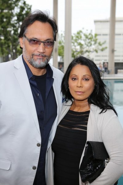 Jimmy Smits with his late ex-wife Barbara Smits