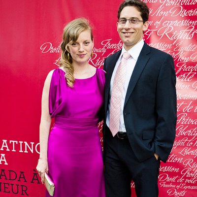 Sarah Polley with her husband, David Sandomierski