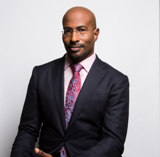 Van Jones posing for the photo