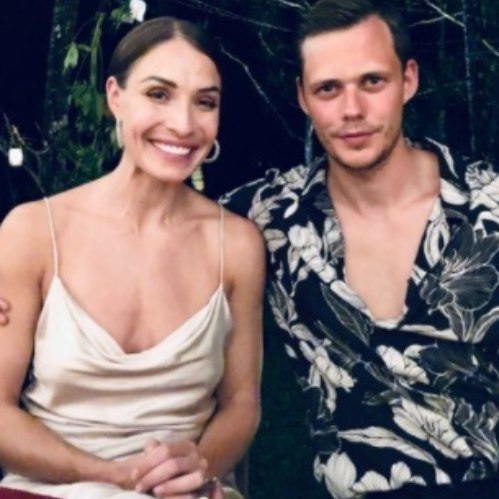Alida with her partner ,Bill Skarsgard