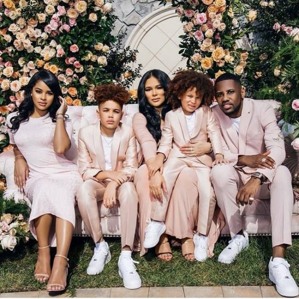 Taina with her mom and Half brothers(