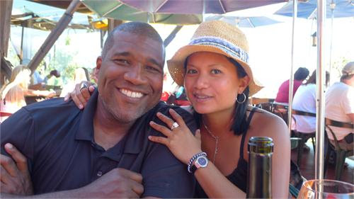 Violette Menefee with her husband Curt Menefee