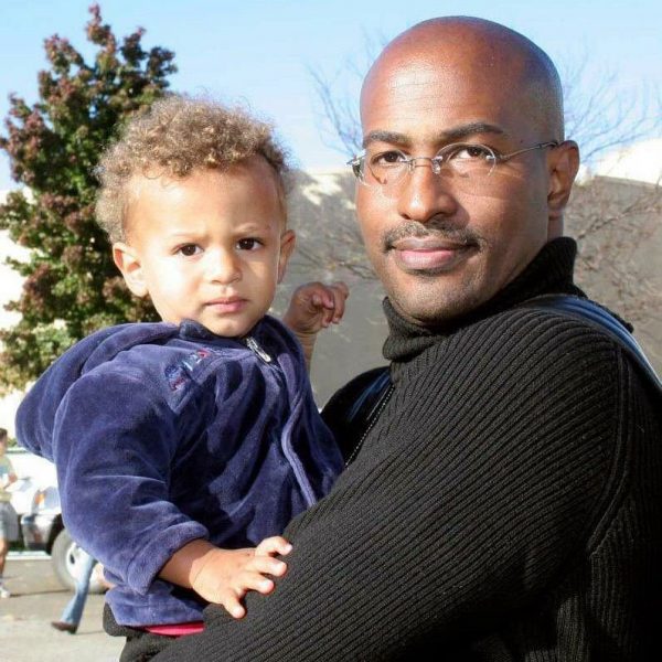 Mattai Jones with his father