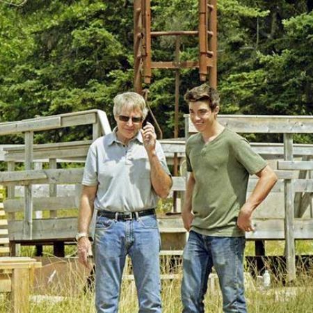 Drake with his father, Craig Tester