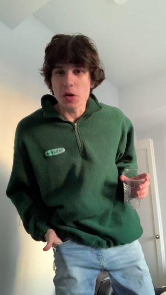  Tiktok Star Callum Martin posing for the photo