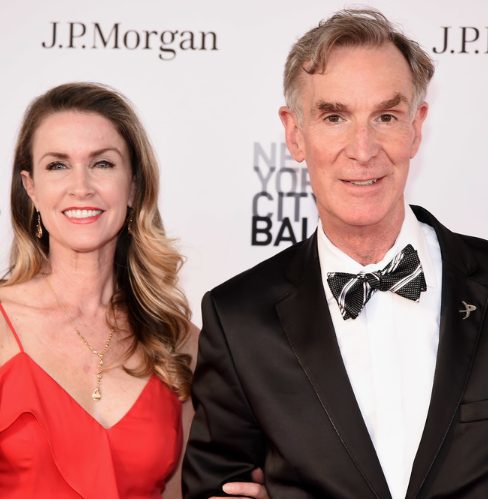 Bill Nye with his ex-wife Blair Tyndall