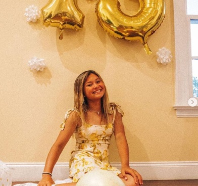 Sky Brown celebrating her birthday