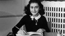 Anne Frank writing