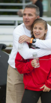 Urban Meyer with his daughter 