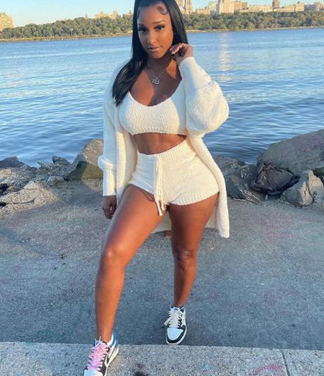 Dominique Jones's girlfriend, Bernice Burgos