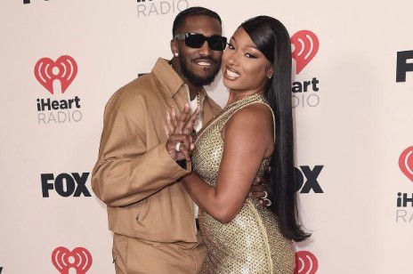 Pardison Fontaine with his girlfriend Megan Thee Stallion