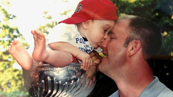 Tyler Madden's childhood photos with his father