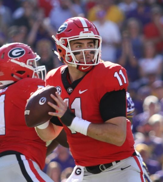 Jake Fromm playing baseball