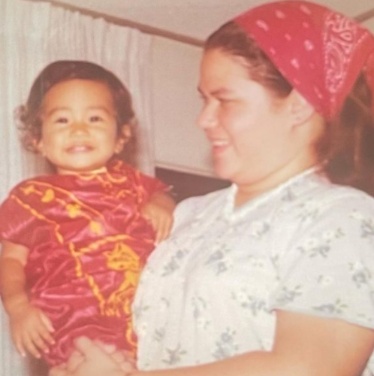 Jen Shah childhood photo with her mother