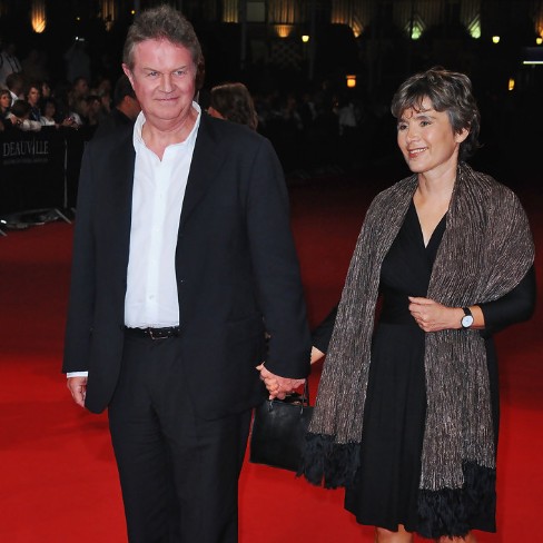 John Madden with his wife