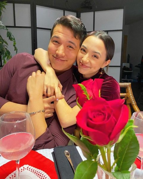 Aaron Burriss with his ex-girlfirend Sarah Wolfgang
