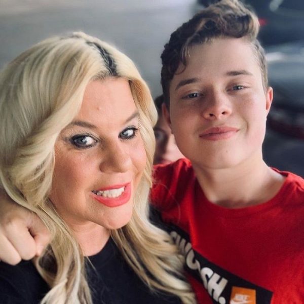 Jakob Magnus with his mother