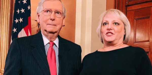 Sherrill Redmon with her ex-husband Mitch McConnell
