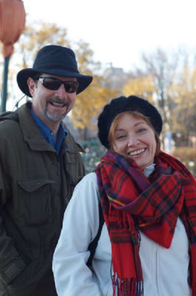 Pam Cline with her husband Mark Cline
