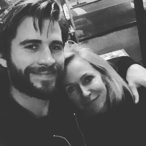Liam with her mother