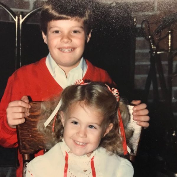 Meredith Seacrest's childhood photo with her brother