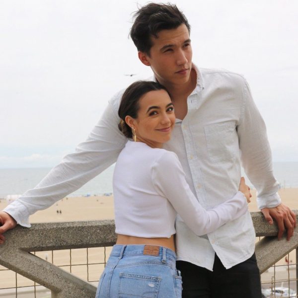 Aaron Burriss and Veronica Merrell posing for the photo