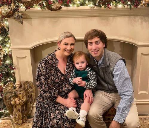 Kristen with her Husband and child