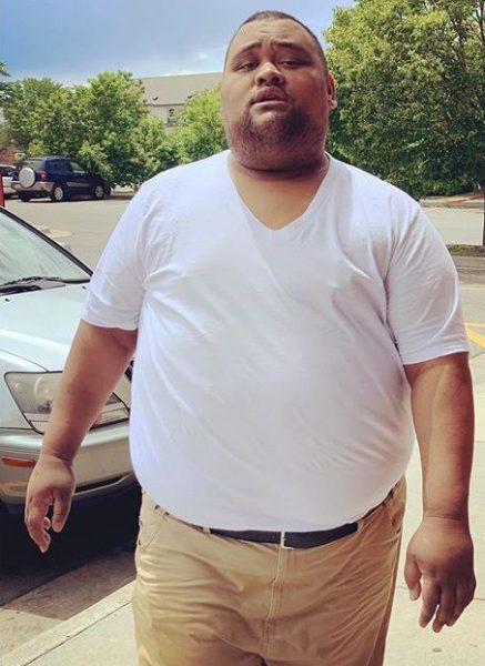 Sione Kelepi with the car