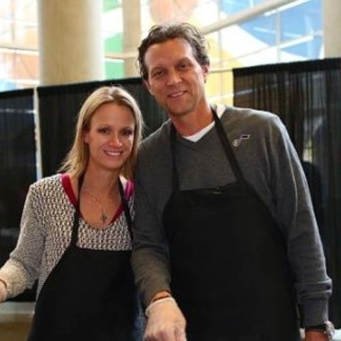 Amy and her husband Quin Snyder