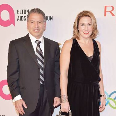 Heather Bresch with her husband