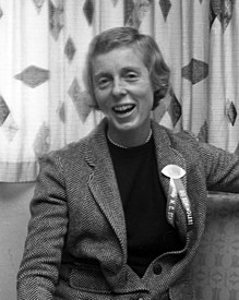 Nancy Kulp posing for the photo
