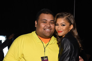 Sione Kelepi with his friend