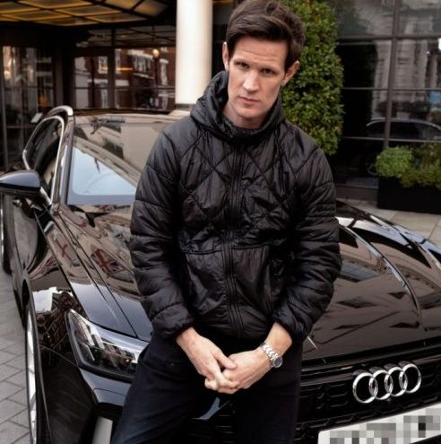 Matthew Smith with his car