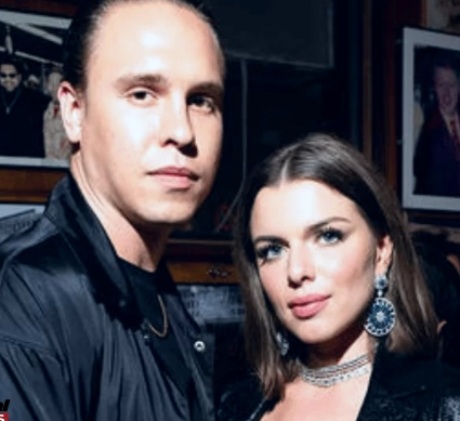 Peter Artemiev with his wife