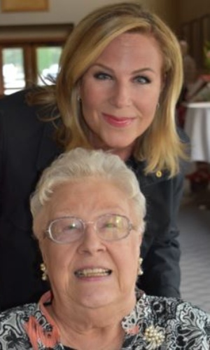 Janelle Stelson with her grandmother