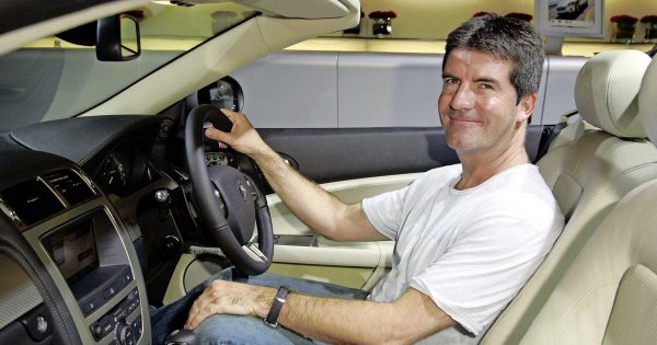 Eric Cowell's father driving car 