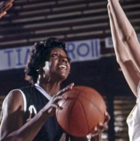 George E. Stewart's wife, Lusia Harris picture while playing
