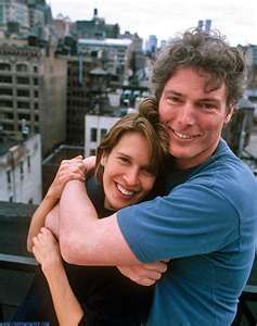 Dana Reeves with her husband