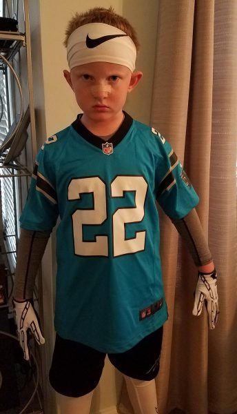 Christian McCaffrey's childhood photo