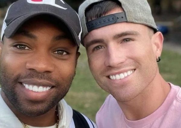 Todrick Hall with his prtner, David Borum