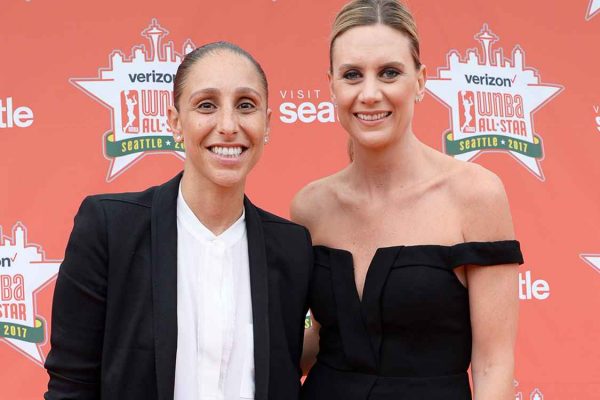 Diana Taurasi with her wife Penny Taylor