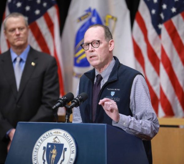 Didi Bertrand's late husband, Paul Farmer giving a speech