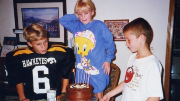 Kirk Cousins with his siblings 