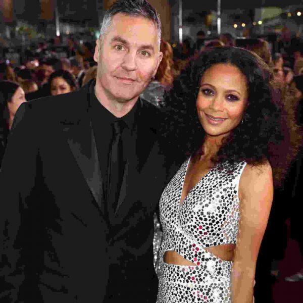 Ol Parker with his wife Thandiwe Newton