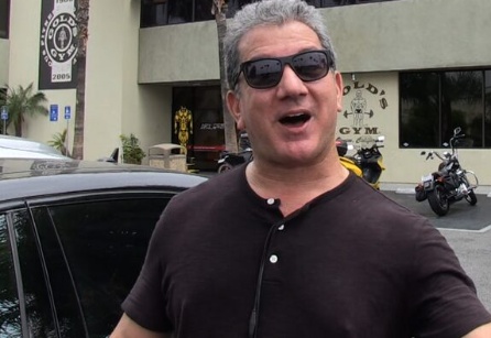 Bruce Buffer spotted beside car