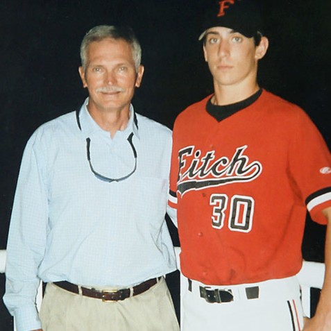 Matt Harvey picture with father