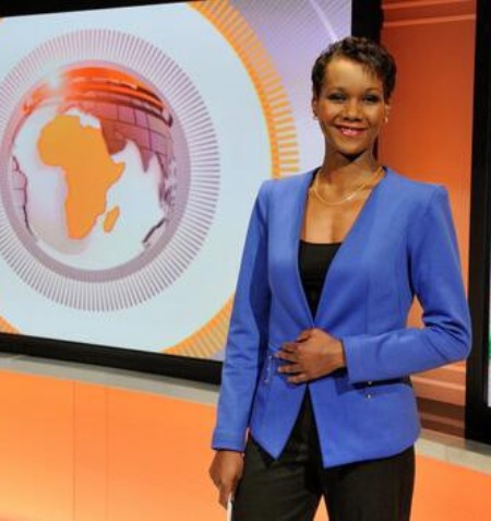 Sophie Ikenye spotted while broadcasting