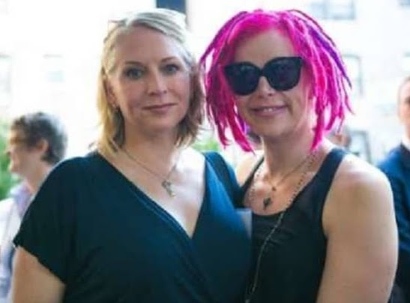 lana wachowski with her partner